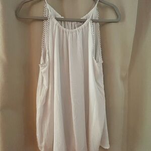 Loft Elegant  White Sleeveless Top